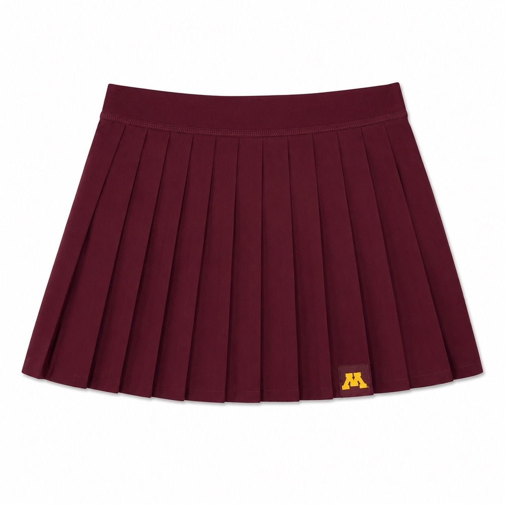 ZooZatz Minnesota Gophers Pleated Tennis Skirt Large NWT